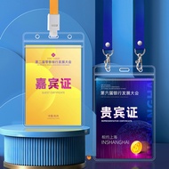 Representative Badge Holder Work Badge Holder Soft Large Transparent PVC Guest Badge Holder Exhibiti