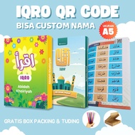 Iqro QR Code Al Qosbah Full Color Can Be Customized Name A5 Size