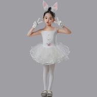 Performance Bunny Bunny Dance Animal White Costume Performance Bunny Bunny Dance Animal White Costum