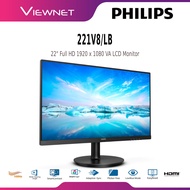 PHILIPS 22" 221V8/LB 75HZ VA / 22E1N1100/69 120HZ(OC) IPS FLAT FULL HD LCD MONITOR (4MS, INPUT: HDMI