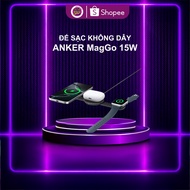 Anker MagGo UFO B25M8 3-in-1 Charging Dock | Qi2 15W Magnetic Wireless Charger – Modern Design