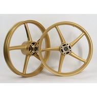 MUTAKIN 522 ล้อเเม็ก สำหรับรุ่น เวฟ125/110 ดิสก์เบรกคู่ WAVE/XRM /RS125 FI Front/REAR Disc Brake 1.4