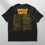 Dmnc World Facts Oversize T-Shirt Size S-5XL