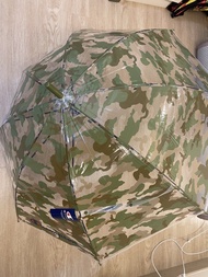 借位一放🙏🏻 購自日本🇯🇵🇯🇵 中國製 Champion 透明傘 camo 迷彩 Size /60cm 100％new 100％real 100％deadstock （日本限定，男女皆可，極罕有👍🏻)