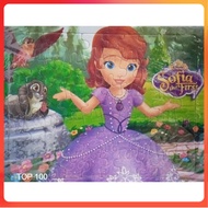 Puzzle Ukuran Besar Sofia The First Bahan Karton Tebal
