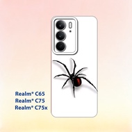 Softcase Realme C65 - Realme C75 - Realme C75X _Case Silicone Cover Handphone Black Clear Flexible