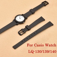 ~ 12MM Silcone Watch Bracelet for Casio LQ-139/130/140 Rubber Strap 12mm Ultra-thin Women's Soft and Breathable Replacement