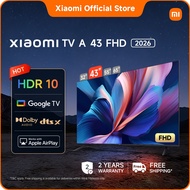 Xiaomi TV A 43 FHD 2026 | HDR 10/Google TV/Dolby Audio™️/Xiaomi Sound/Voice control/Smart TV/1080p