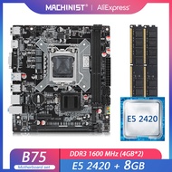 B75 lga 1155 motherboard kit kit with intel i3 3220 lga1155 cpu 16g (2 * 8g) ddr3 ram M-ATX integrat