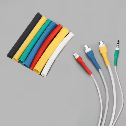 10cm Cable Protector Heat Shrink Tube Organizer Cord Management Cover For Android iPhone 5 5s 6 6s 7