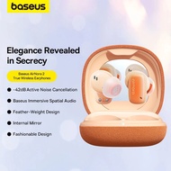 Baseus AirNora 2 ANC Earphone Bluetooth 5.3 Hybrid 42dB Active Noise Cancellation Wireless Headphone