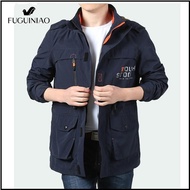 Fuguiniao Mens ฤดูหนาวนาฬิกาทหารกันน้ำเสื้อแจ็คเก็ตมีฮู้ด Combat ยุทธวิธีกลางแจ้ง Coat