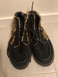 vans 豹紋 高筒鞋 特別款