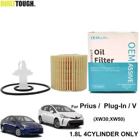 Oil Filter For Toyota Prius XW30 XW50 2010 2011 2012 2013 2014 2015 2016 2017 2018 1.8L I4 2ZR-FXE E