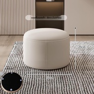 Stool Makeup Stool Mini Stool Coffee Table Stool High-End Dressing Stool Shoe-tying Stool ทรงสีครีม