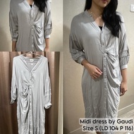 Gray mididress by Gaudi