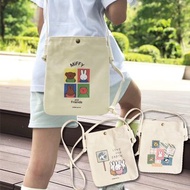 【Miffy】綁帶手機包 帆布包 斜背包