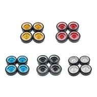 27Mm Hard Plastic Drift Tires Tyre Metal Wheel Rim for 284131 K969 K979 K989 Mini-Z 1/28 RC Car Part