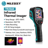 Mileseey กล้องถ่ายภาพความร้อน IR TR256B TR256E 256*192 ความละเอียด 7 จานสีพร้อม 2MP Visual Light 25H