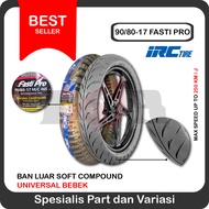 IRC 90/80-17 Fasti Pro Soft Compound Racing Ban Luar Motor Bebek Balap