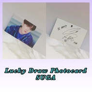 Official BTS Photocard Lucky Draw SUGA