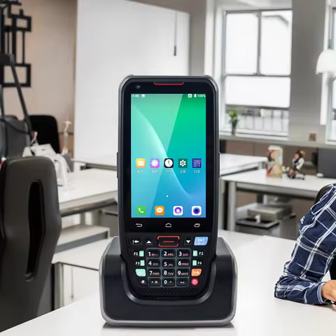 Rugged Android PDA 4G GPS Bluetooth WiFi 2D Barcode Scanner Restaurant Logistic Handheld Data Collec