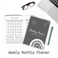 Montly planner Agenda book Weekly planner book/ Daily cash book/ Financial planner book/