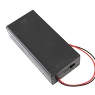 2 18650 battery cases 7.4V 18650 battery holder with cover and switch 18650 lithium battery compartm