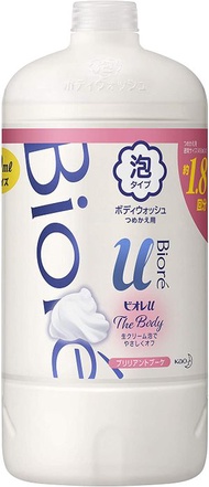 Kao Biore U身體泡沫型亮花束，用於花束800ml的氣味