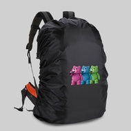 Backpack Rain Cover 20L-70L Travel Foldable Dustproof Case Bear Pattern Waterproof Outdoor Camping B
