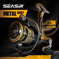 SEASIR DK All Metal Spinnning Fishing Reel 1000-7000 Series 14+1BB 5.0:1/4.7:1 Gear Ratio Metal Fish