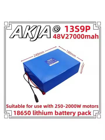 Air fast transportation 48V New Full Capacity Power 18650 Lithium Battery 27ah Lithium Battery Pack 