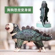 Dinosaur Transformation Costume Dog Cat Funny Clothes Three-Dimensional Dinosaur Pet Clothes Keep Wa
