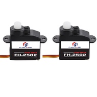 FLASH HOBBY 2PCS FH-2502 Nano Servo 2g Steering Gear with JST 1.25 Interface for RC Micro Indoor Air