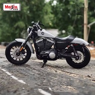 Maisto รถจักรยานยนต์คลาสสิกอัลลอย883เหล็ก1:18 Harley Davidson Sportster ของขวัญสำหรับเด็ก