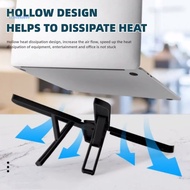 [AuspiciousS] Foldable Portable Laptop Riser Stand Notebook  Support Desk Notebook  For Macbook Air Pro Accessories Convenient