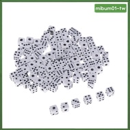 [MibumadTW] 100pcs 5mm Six Sided D6 Dice Dies for Table Games RPG Gaming Collection