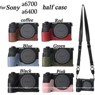 PU Leather Casing for Sony A6700 A6400 Camera Case Cover Sony ILCE-6700 A6700 A6400 A6700 Bag
