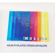 AKAR F4 PLASTIC STRING ENVELOPE **FAIL SAMPUL LUTSINAR AKAR F4