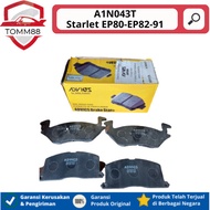 Brake Pad AISIN Starlet EP80-EP82-91 A1N043T ADVICS FRONT Brake CAMP