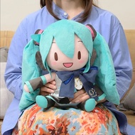 【Ready Stock】Bow Hatsune Fufu Future Preciality Plush Puppet and Doll Pillow Peripheral蝴蝶结初音fufu未来Pr