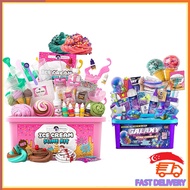 SG In Stock Slime Kit DIY Making Kit Girls Boys Bubble Kit Crystal Slime