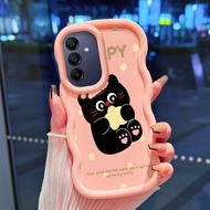 Casing For Samsung A15 4G A15 5G M15 5G A25 5G Case Casing Cartoon Cat Pattern HP Soft Casing Silico