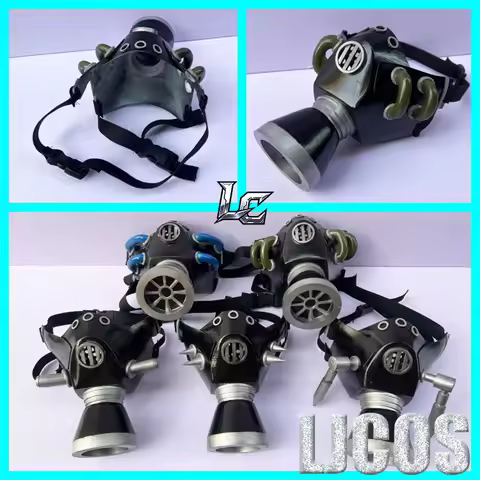 Anime GACHIAKUTA Riyo Rudo Tamsy Zanka Enjin Cosplay Mask Gas Mask Props Punk Gothic Anime Character