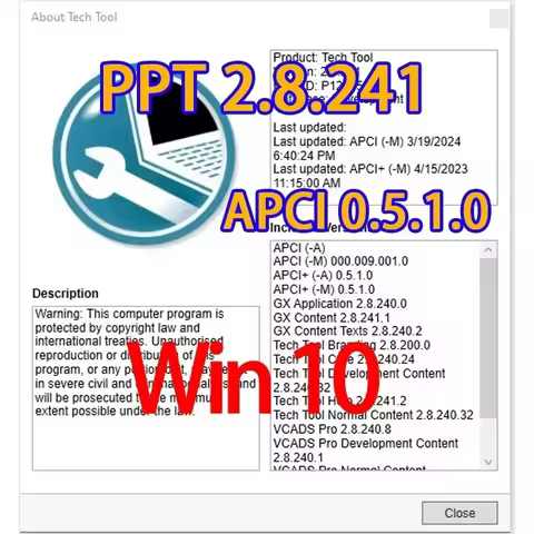 2024 Premium Tech Tool 2.8.241 (PTT 2.8 / VCADS)(REAL Development) Product History with Developer To