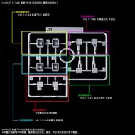 HG 1/144 GUNDAM TR-1 AOZ EXPANSION PARTS SET GUNDAM TR-6 機動戰士泰坦斯