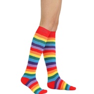 Stockings Long Socks Rainbow Leggings LGBT Pride Parade Knee Stocking Legging Leg Prop Sock Costume