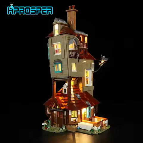 HPROSPER LED Light (No Model) For LEGO 76437 The Burrow – Collectors' Edition Light Up your Building
