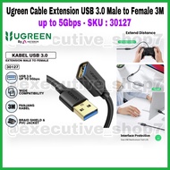 Ugreen USB 3.0 Male to Female Extension Cable 3m - up to 5Gbps - USB Port Extension - SKU 30127