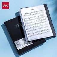 Changeable to A4 Song Data Storage Book Insert Black Music Sheet Folder Storage Bag Transparent Book